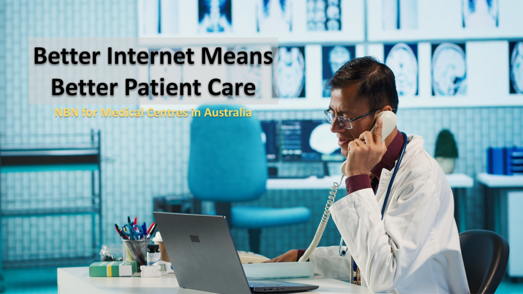 NBN high-speed internet setup in an Australian medical centre 2026