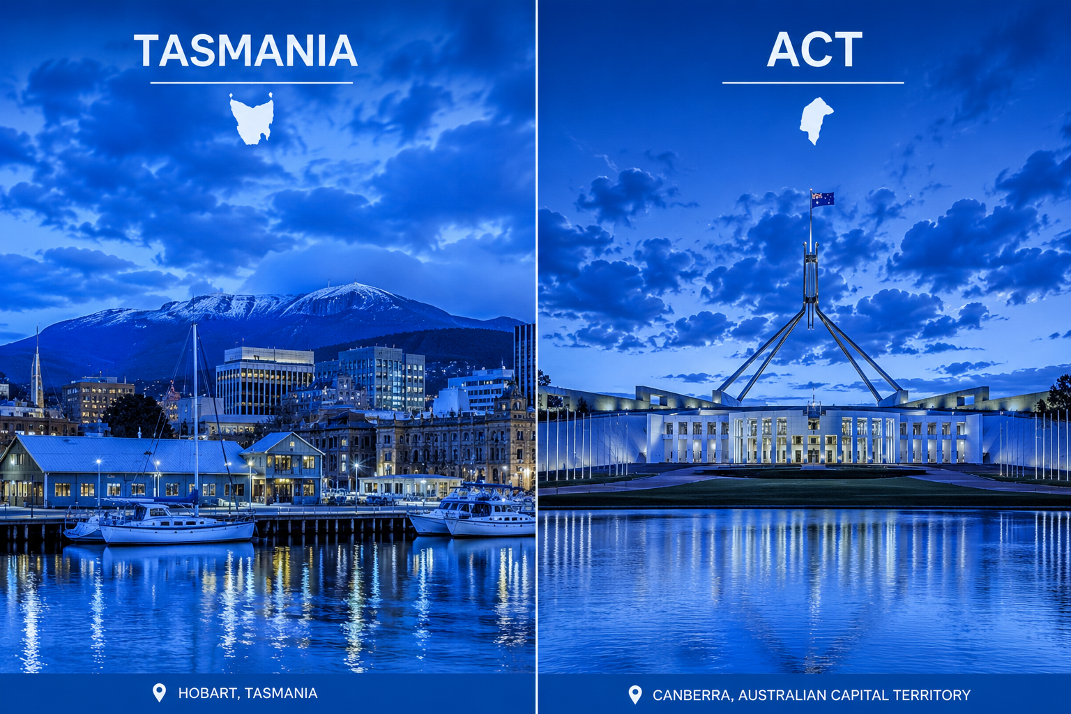 Tasmania and ACT coverage