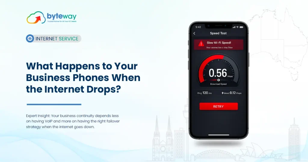 What Happens to Your Business Phones When the Internet Drops