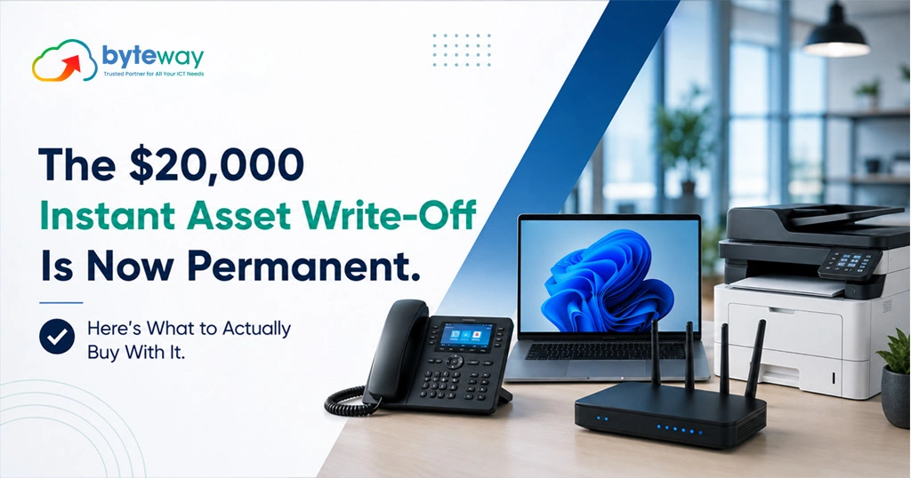 instant asset write off 2026 IT equipment