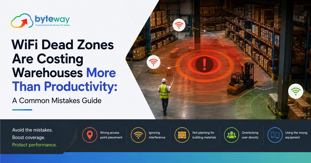 warehouse WiFi dead zones cause