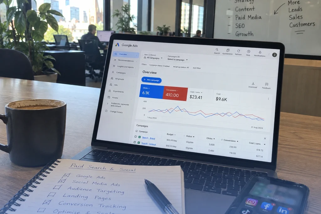 Paid Search & Social Advertising Australia
